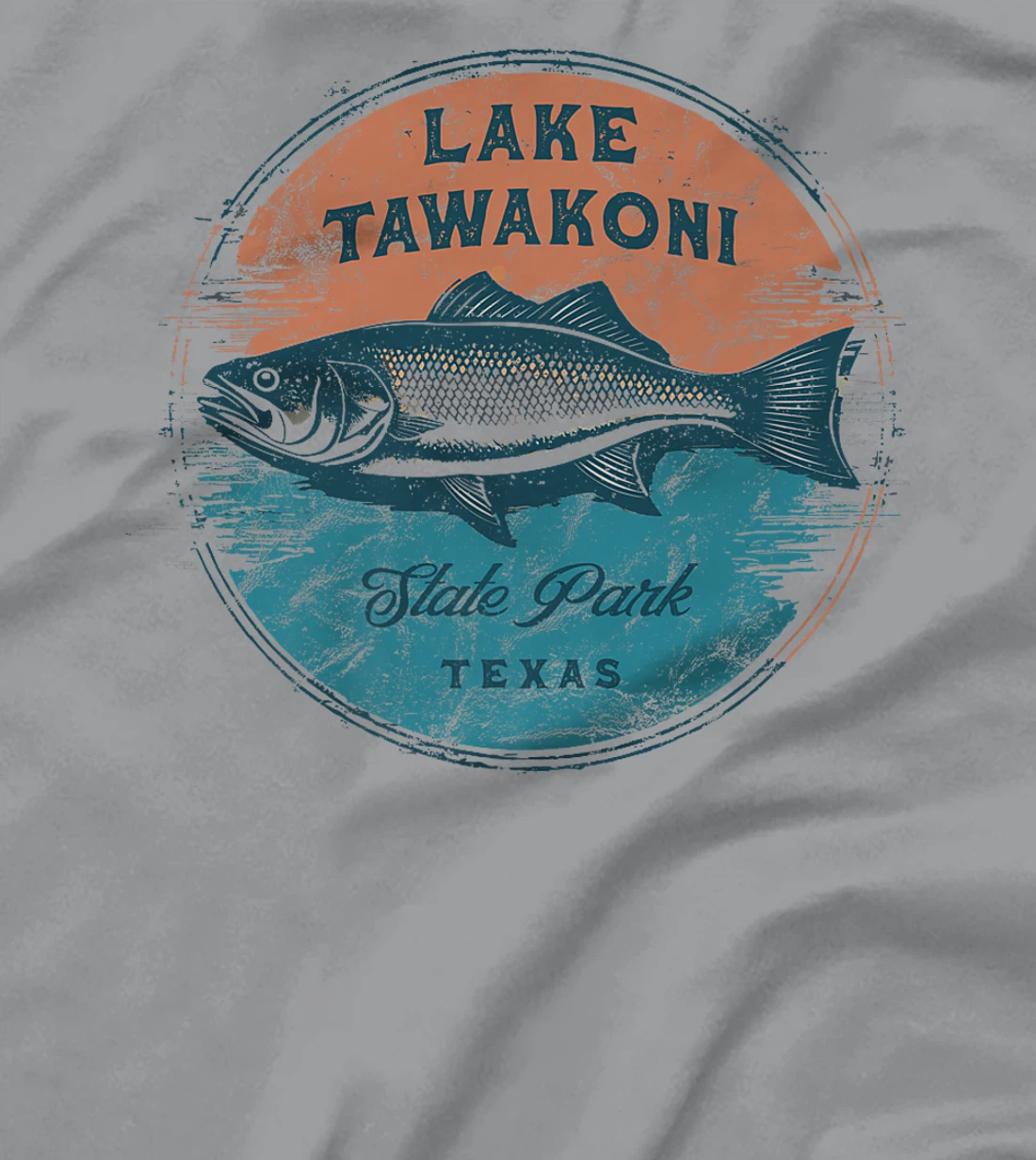 Lake Tawakoni State Park Texas Retro Vintage Fishing Premium T-Shirt