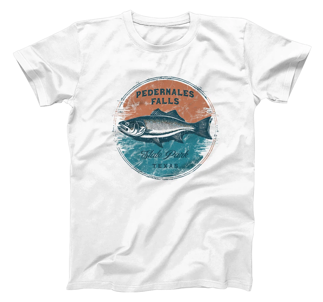 Pedernales Falls State Park Texas Retro Vintage Fishing Premium T-Shirt
