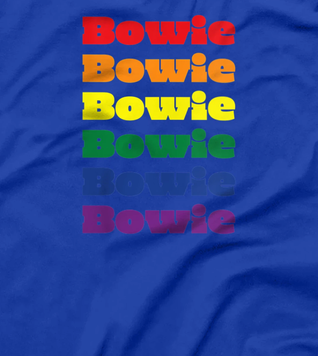 Womens Bowie Texas LGBTQ Gay Pride Month Rainbow Solidarity T-Shirt