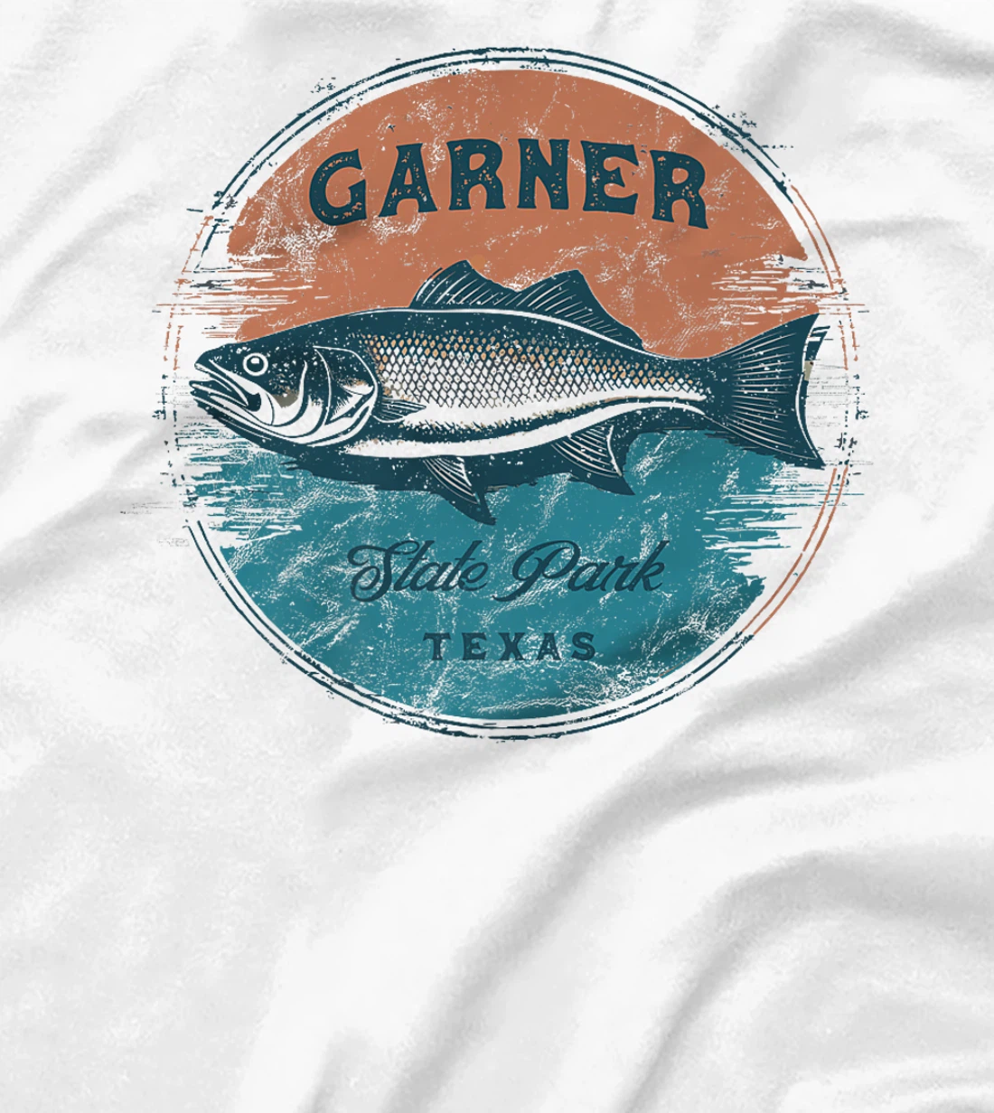 Garner State Park Texas Retro Vintage Fishing Premium T-Shirt