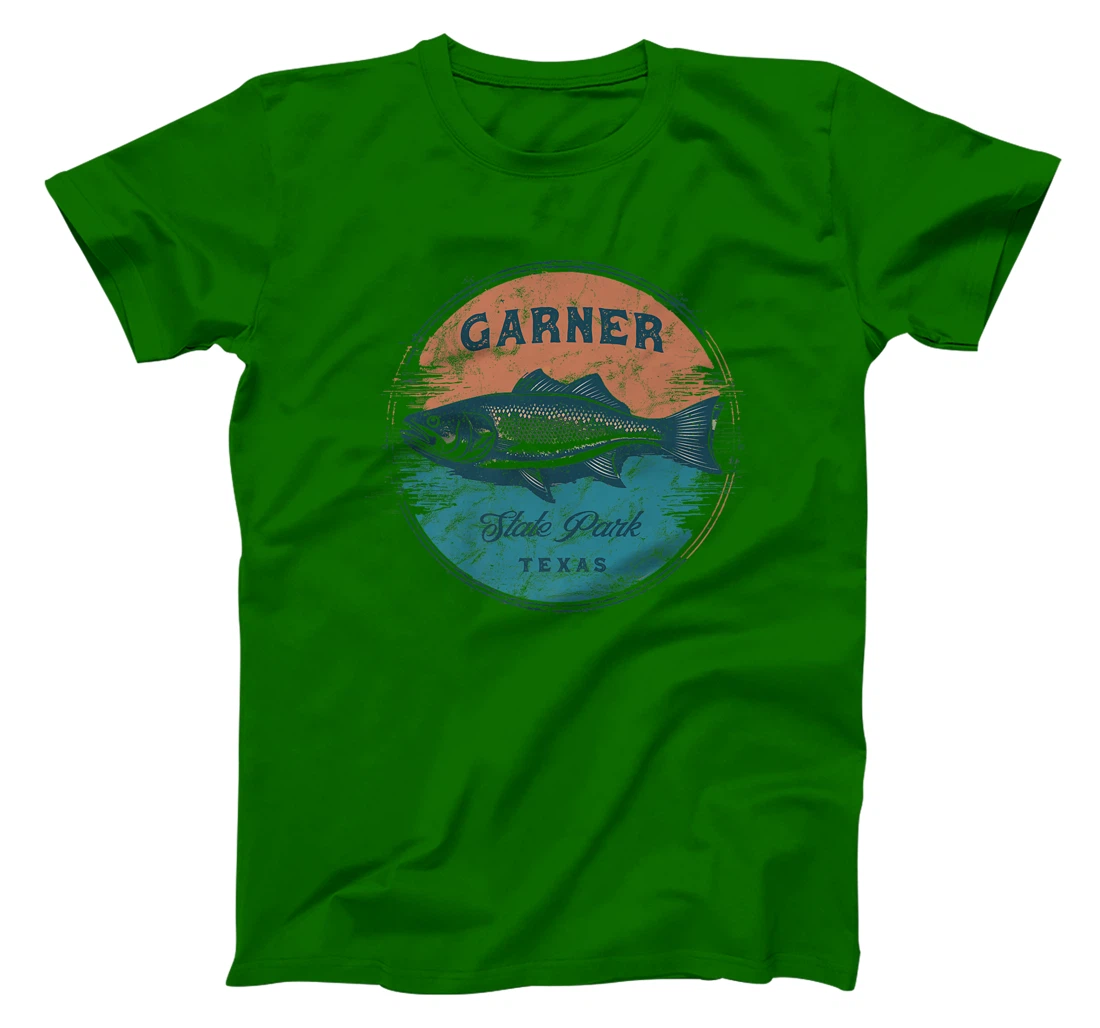 Garner State Park Texas Retro Vintage Fishing Premium T-Shirt