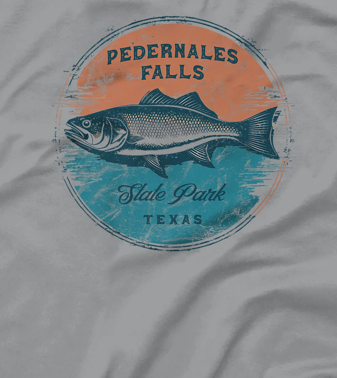 Pedernales Falls State Park Texas Retro Vintage Fishing Premium T-Shirt