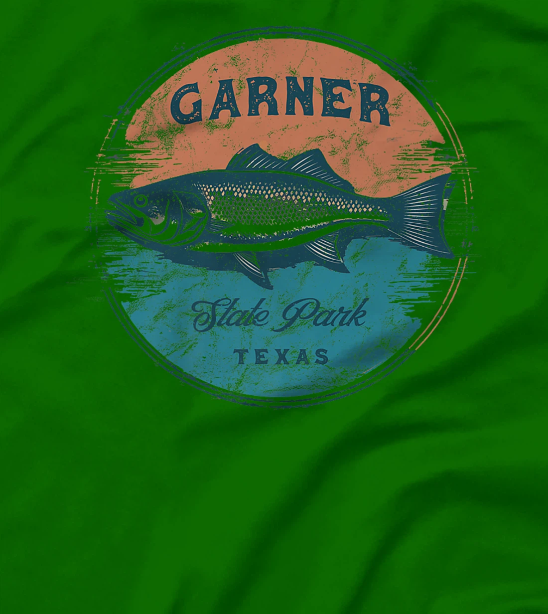 Garner State Park Texas Retro Vintage Fishing Premium T-Shirt