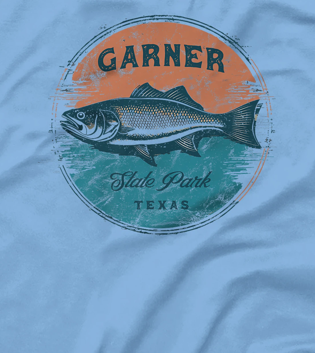 Garner State Park Texas Retro Vintage Fishing Premium T-Shirt