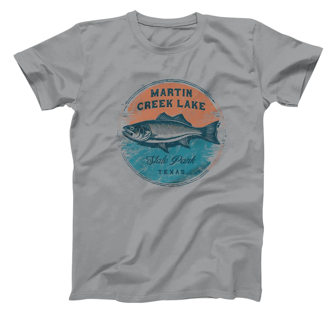 Martin Creek Lake State Park Texas Retro Vintage Fishing Premium T-Shirt