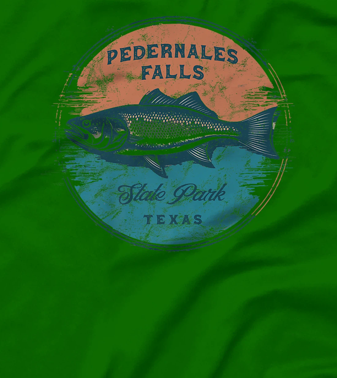Pedernales Falls State Park Texas Retro Vintage Fishing Premium T-Shirt