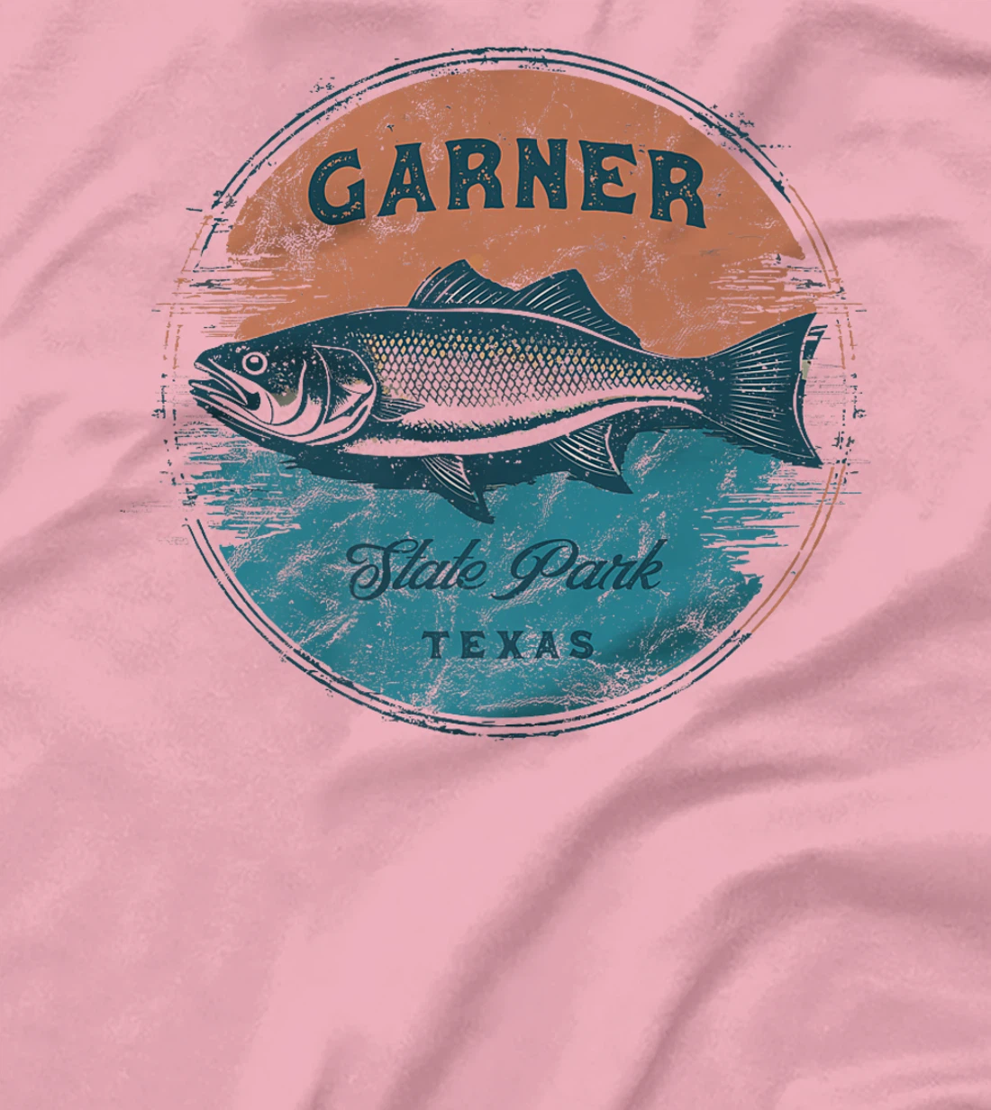 Garner State Park Texas Retro Vintage Fishing Premium T-Shirt