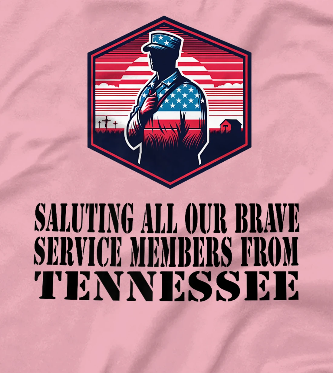 Texas Soldier Patriotic Veteran American Flag Premium T-Shirt