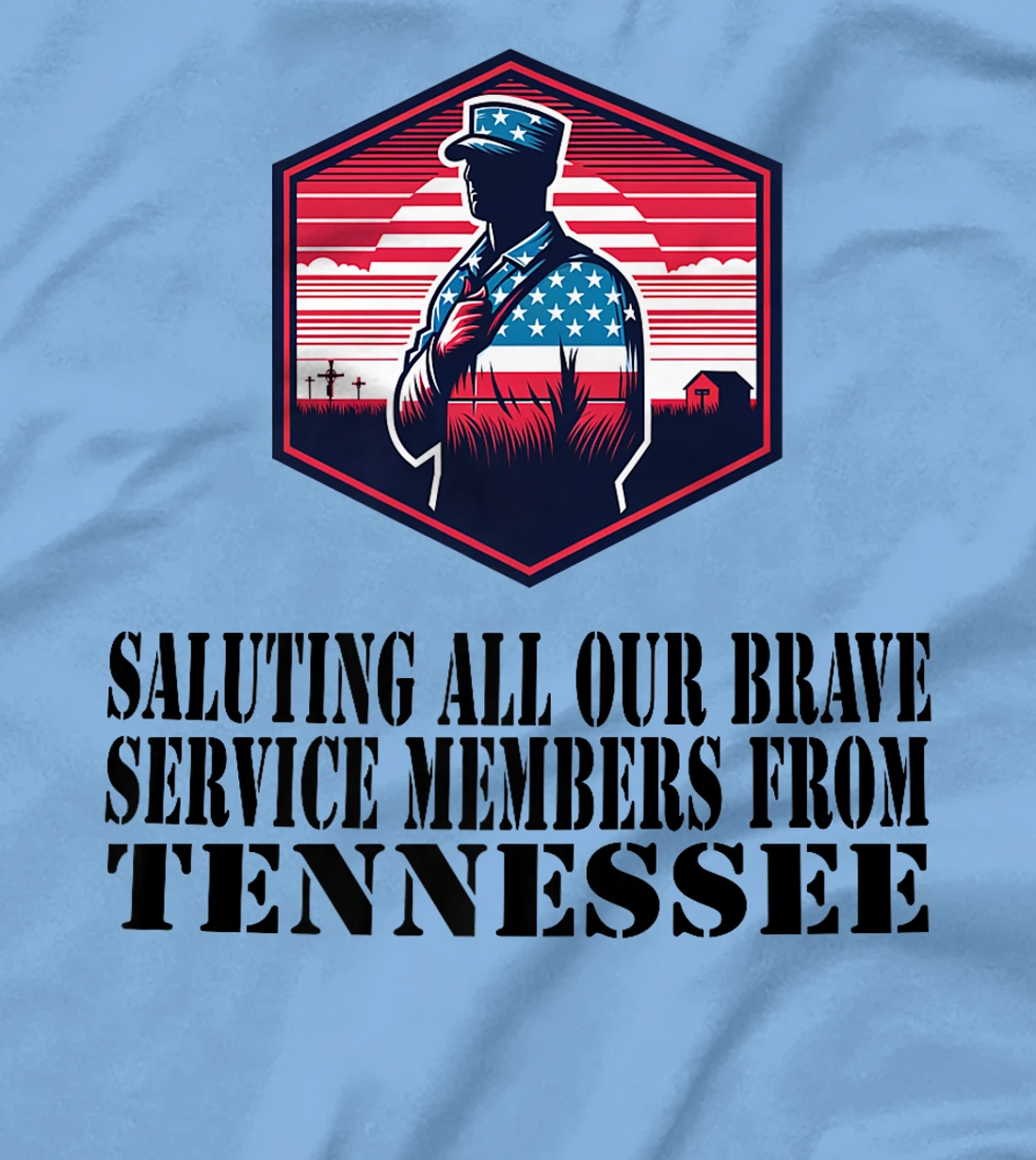 Texas Soldier Patriotic Veteran American Flag Premium T-Shirt