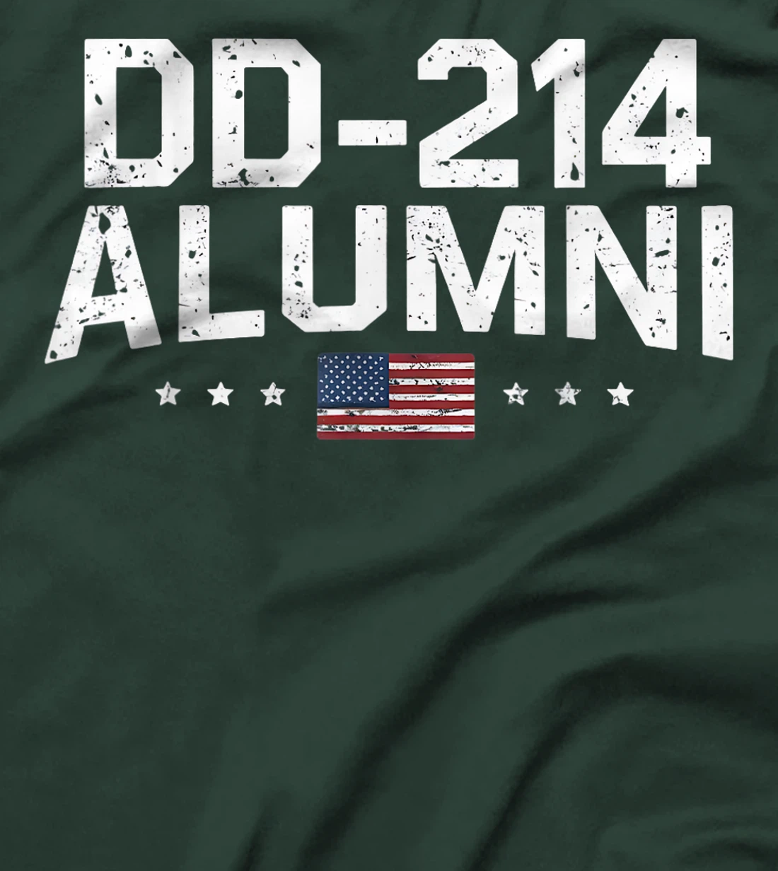 Patriotic DD214 ALUMNI US Military Veteran Retired T-Shirt