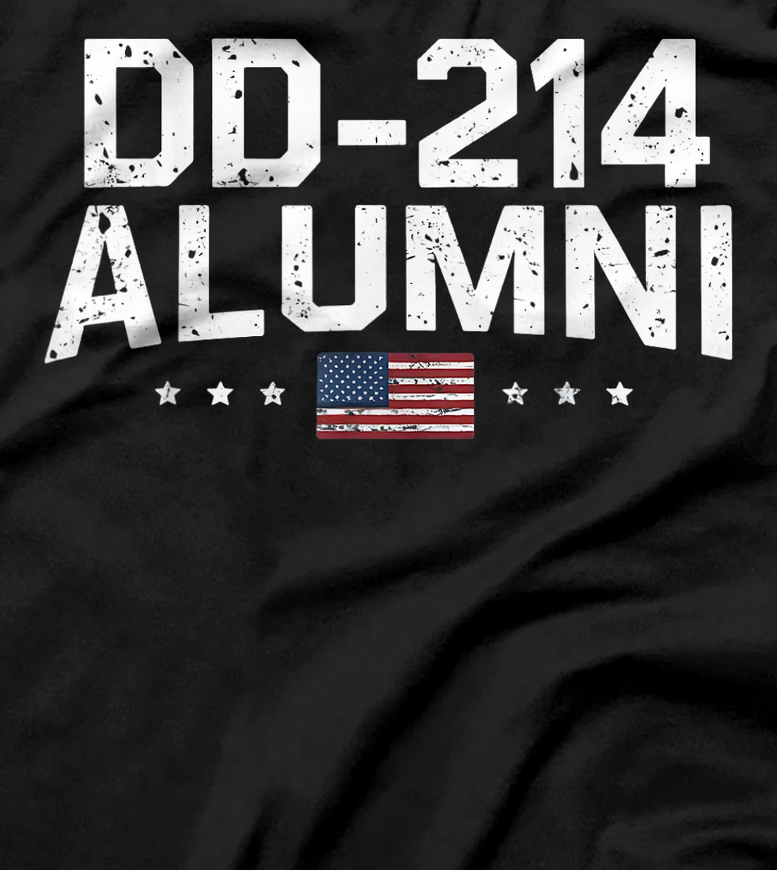 Patriotic DD214 ALUMNI US Military Veteran Retired T-Shirt