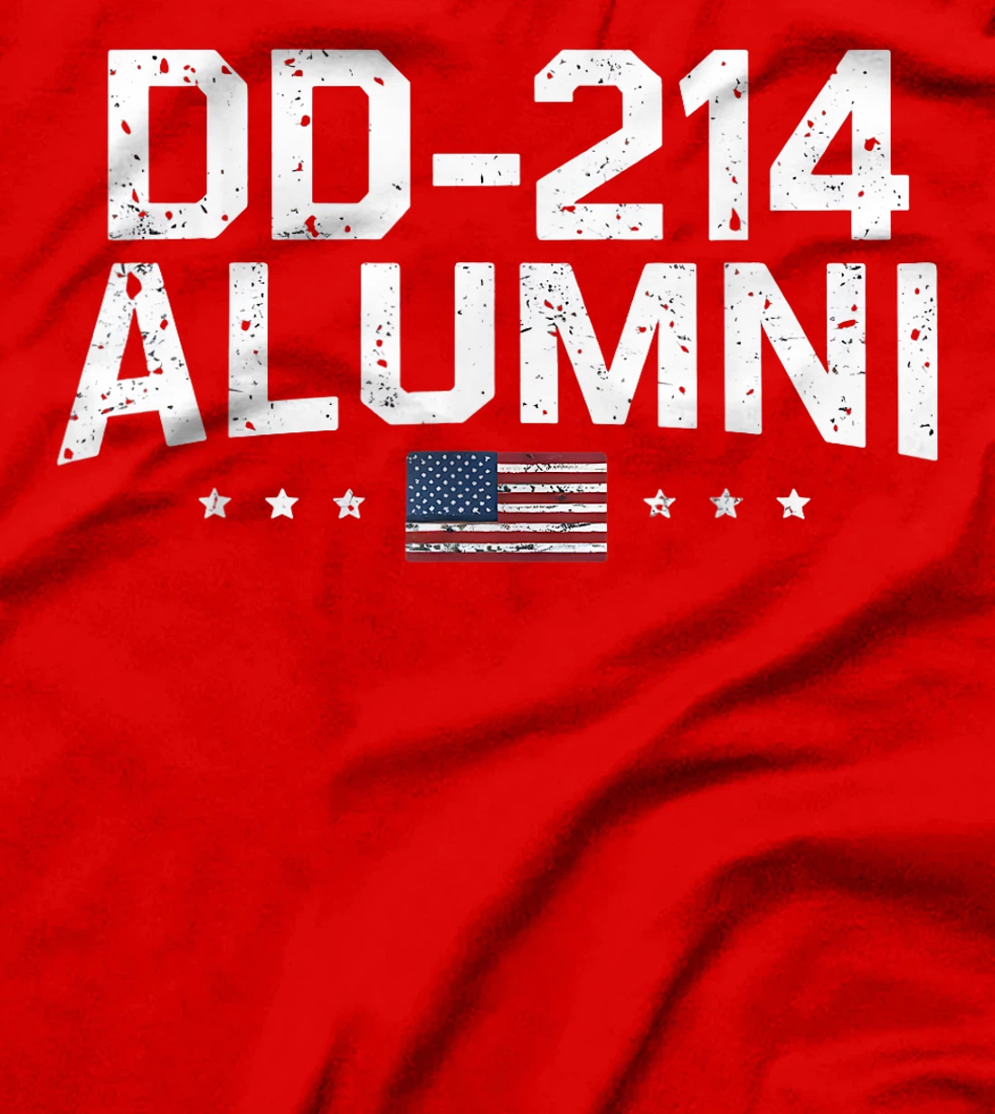 Patriotic DD214 ALUMNI US Military Veteran Retired T-Shirt