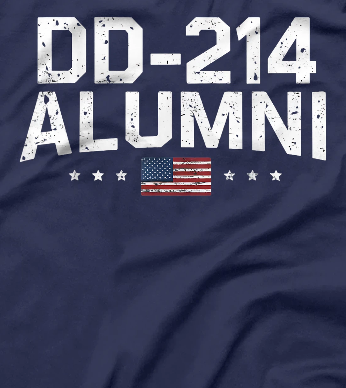Patriotic DD214 ALUMNI US Military Veteran Retired T-Shirt