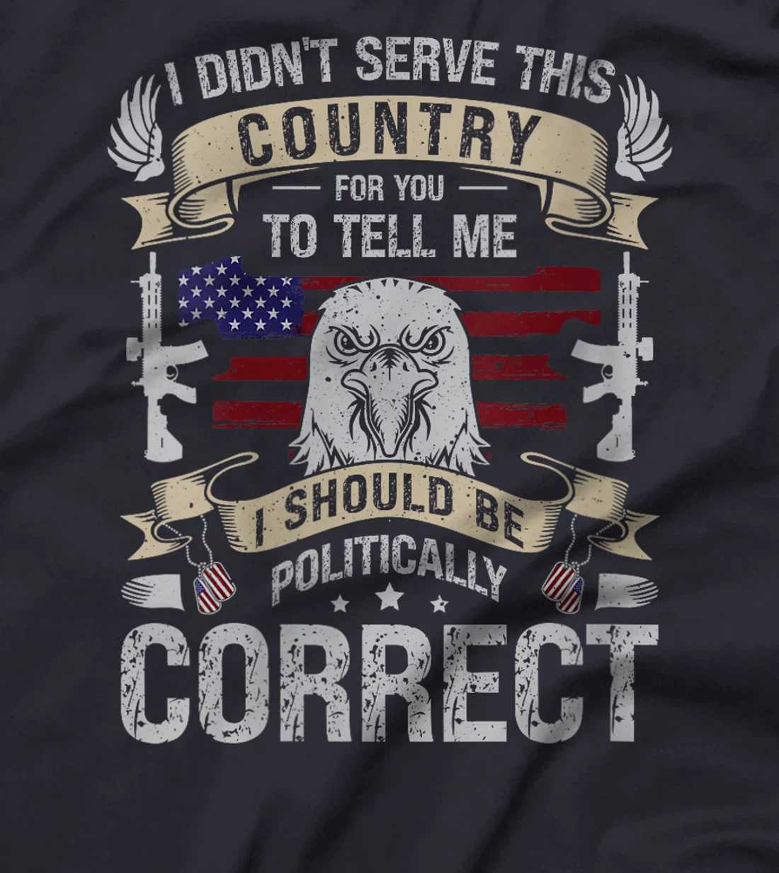 Womens Damn Right I'm An American Veteran. T-Shirt