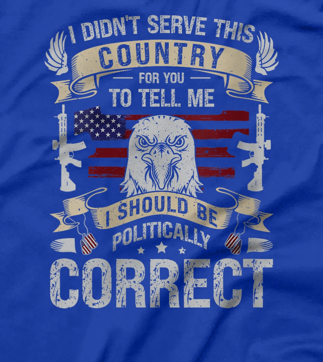 Womens Damn Right I'm An American Veteran. T-Shirt