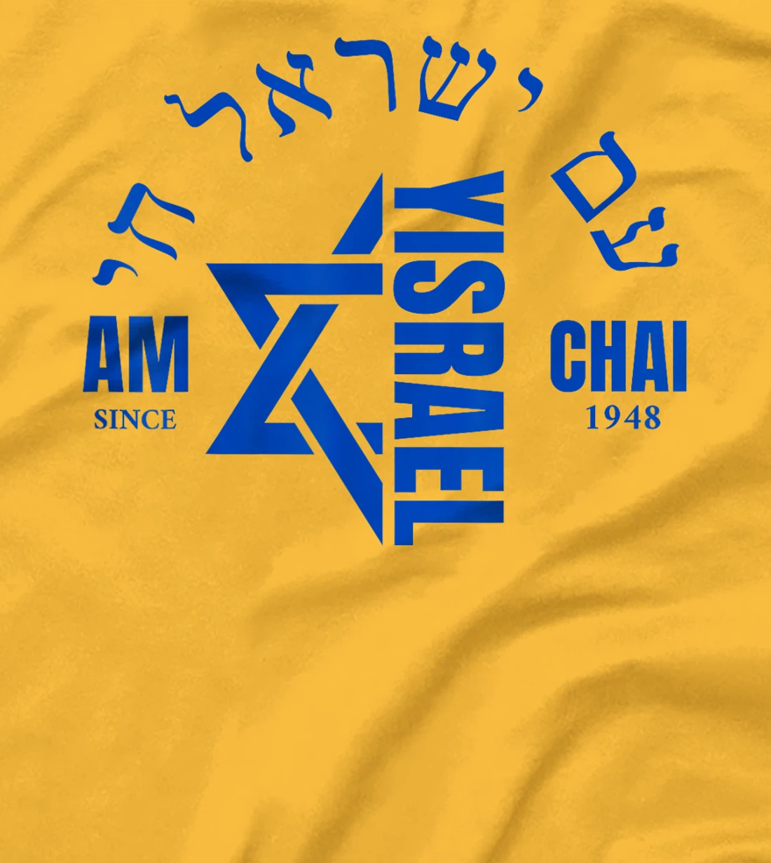 Womens Am Yisrael Chai Israel 1948 Jewish Magen David Hebrew IDF T-Shirt