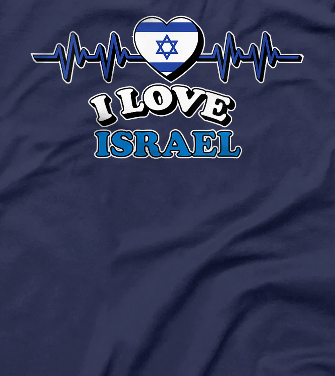 Womens I Love Israel Trip Travel Matching Family Vacation T-Shirt