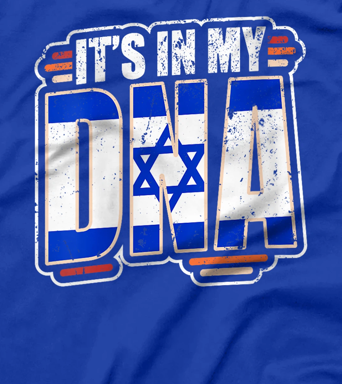 Womens It's in my DNA - Israel Flag T-Shirt