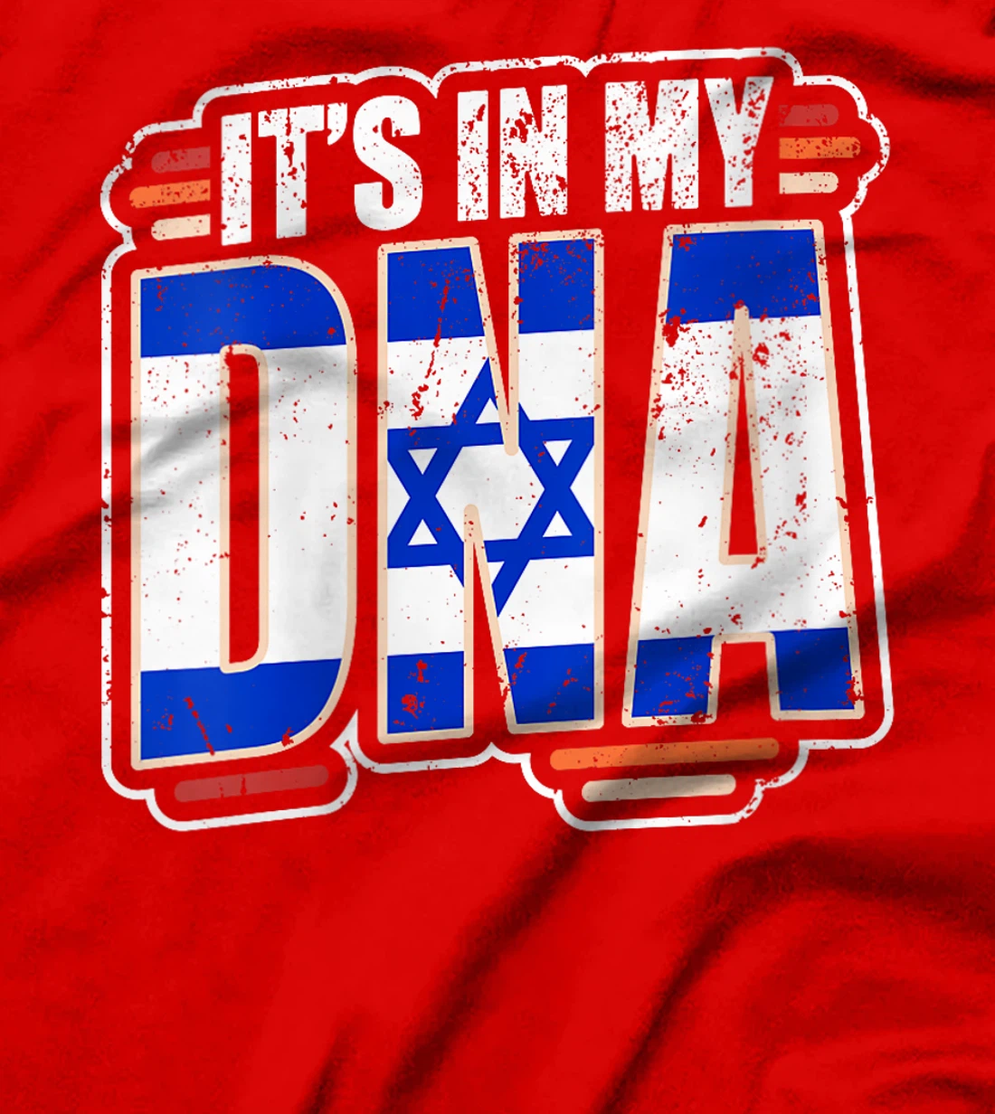 Womens It's in my DNA - Israel Flag T-Shirt