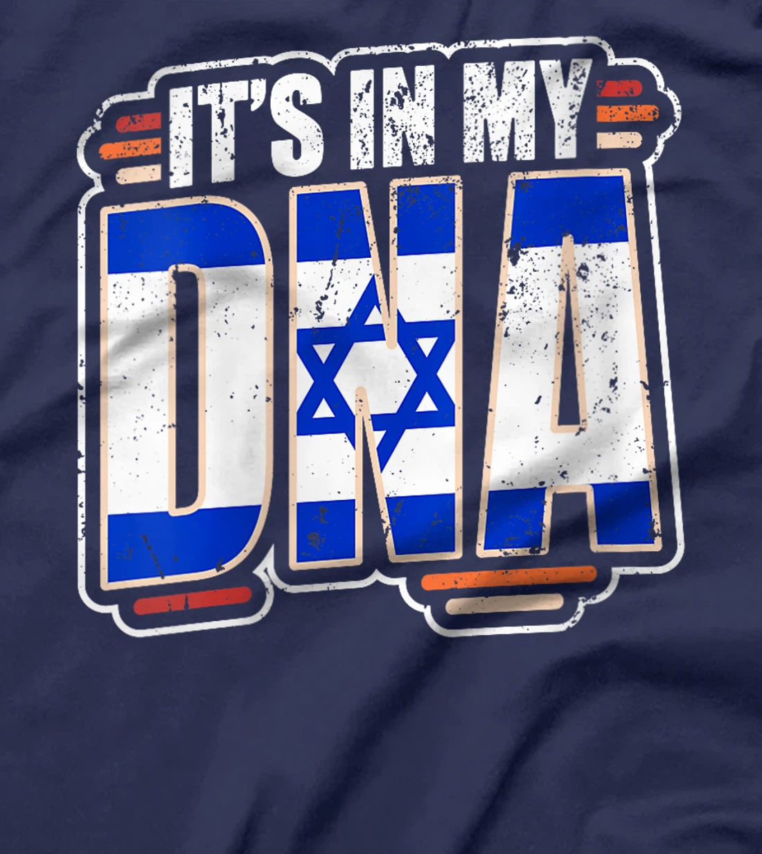 Womens It's in my DNA - Israel Flag T-Shirt
