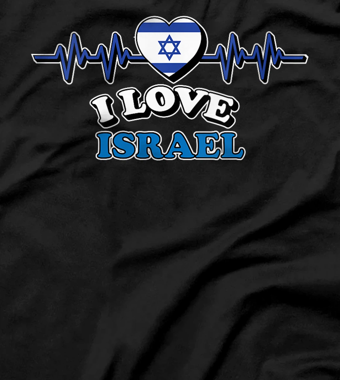 Womens I Love Israel Trip Travel Matching Family Vacation T-Shirt