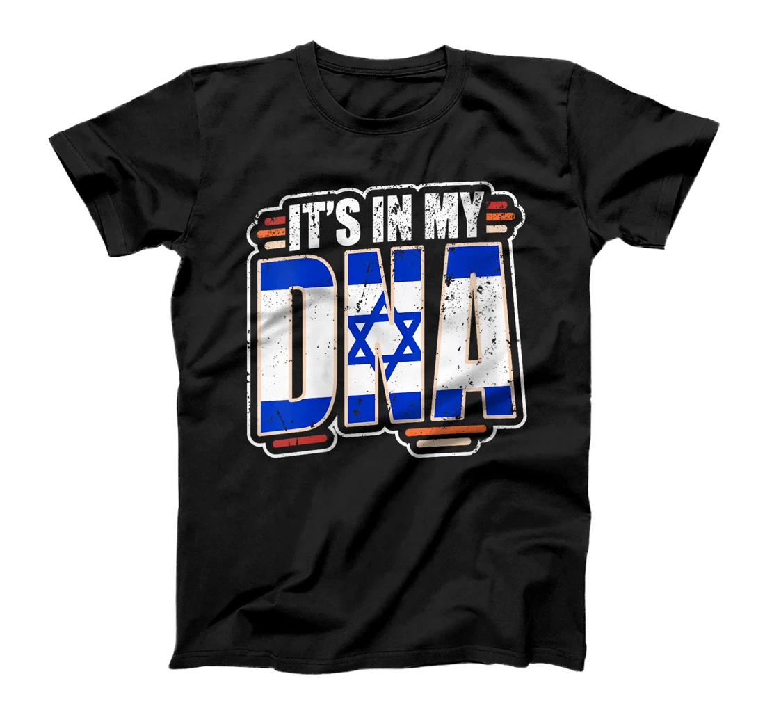Womens It's in my DNA - Israel Flag T-Shirt