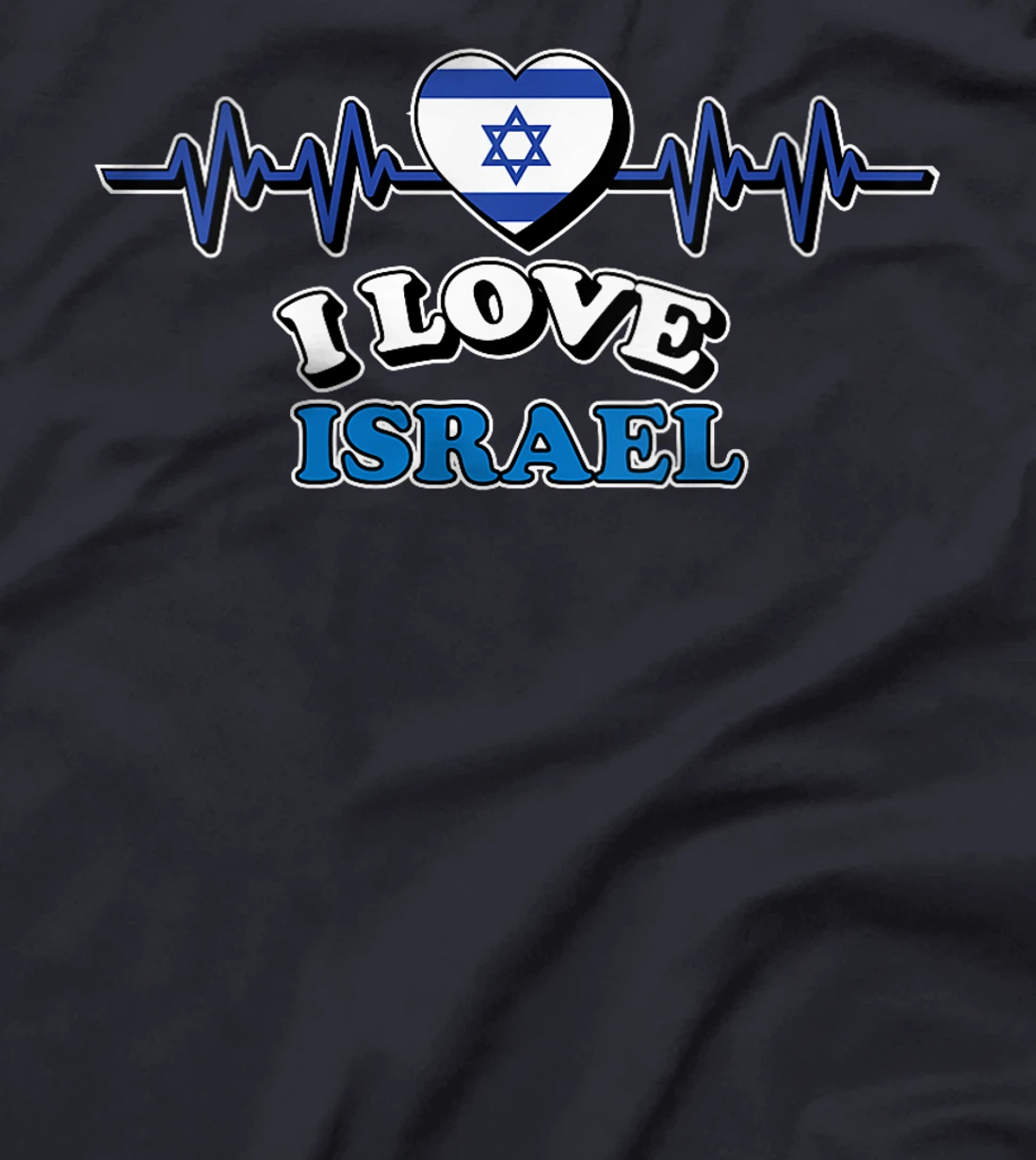 Womens I Love Israel Trip Travel Matching Family Vacation T-Shirt