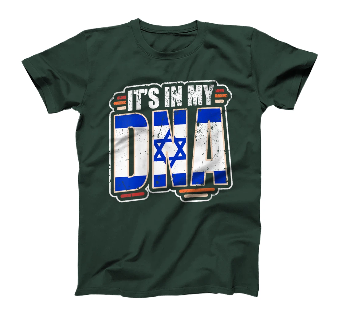 Womens It's in my DNA - Israel Flag T-Shirt