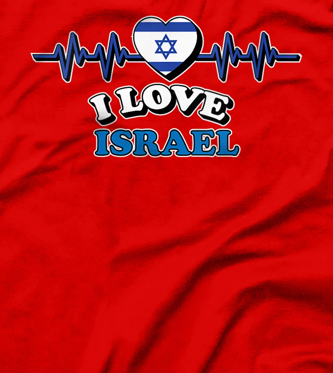 Womens I Love Israel Trip Travel Matching Family Vacation T-Shirt