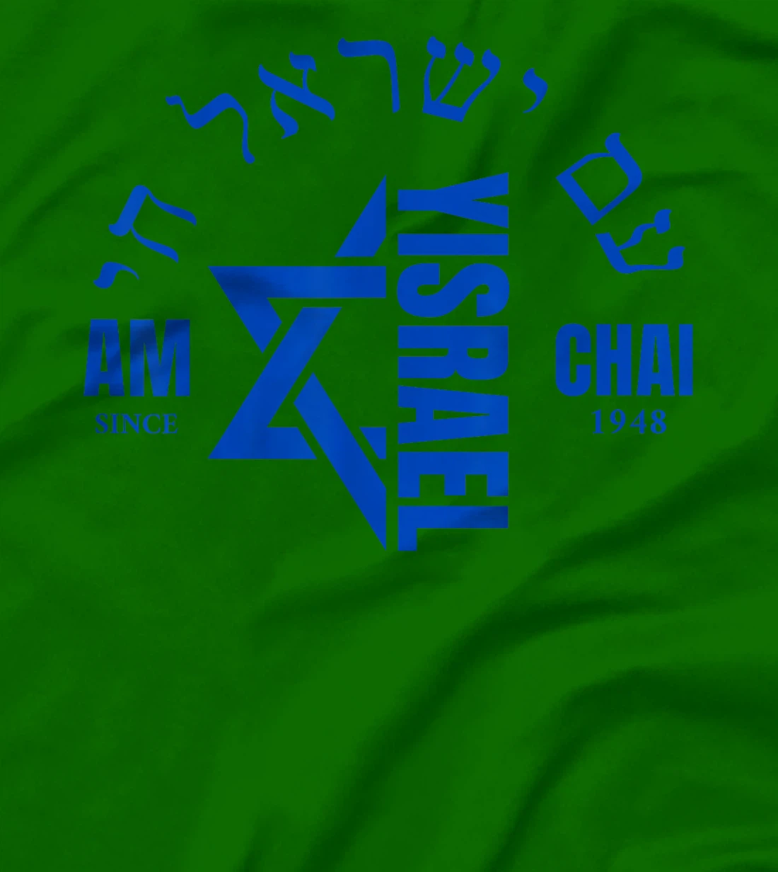 Womens Am Yisrael Chai Israel 1948 Jewish Magen David Hebrew IDF T-Shirt