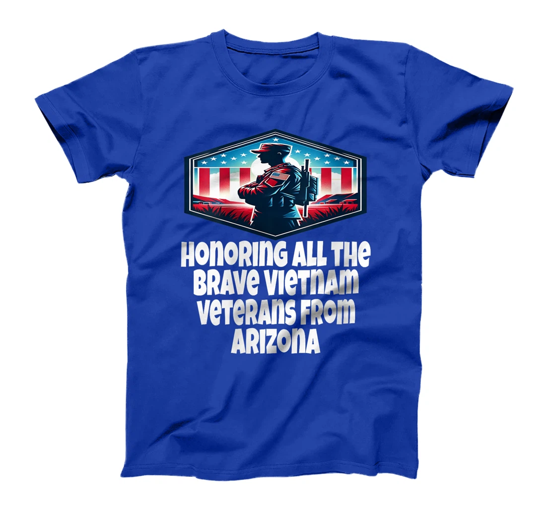 Womens Vietnam War Veteran The Brave Vietnam Veterans From Arizona T-Shirt