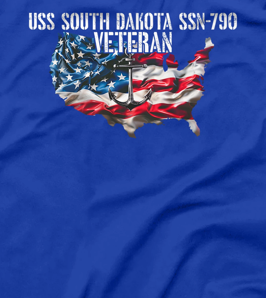 USS South Dakota SSN-790 Attack Submarine Veteran US Flag Premium T-Shirt