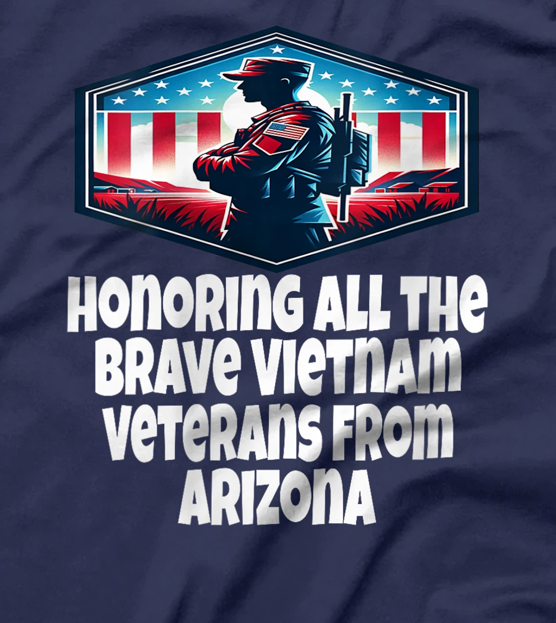 Womens Vietnam War Veteran The Brave Vietnam Veterans From Arizona T-Shirt