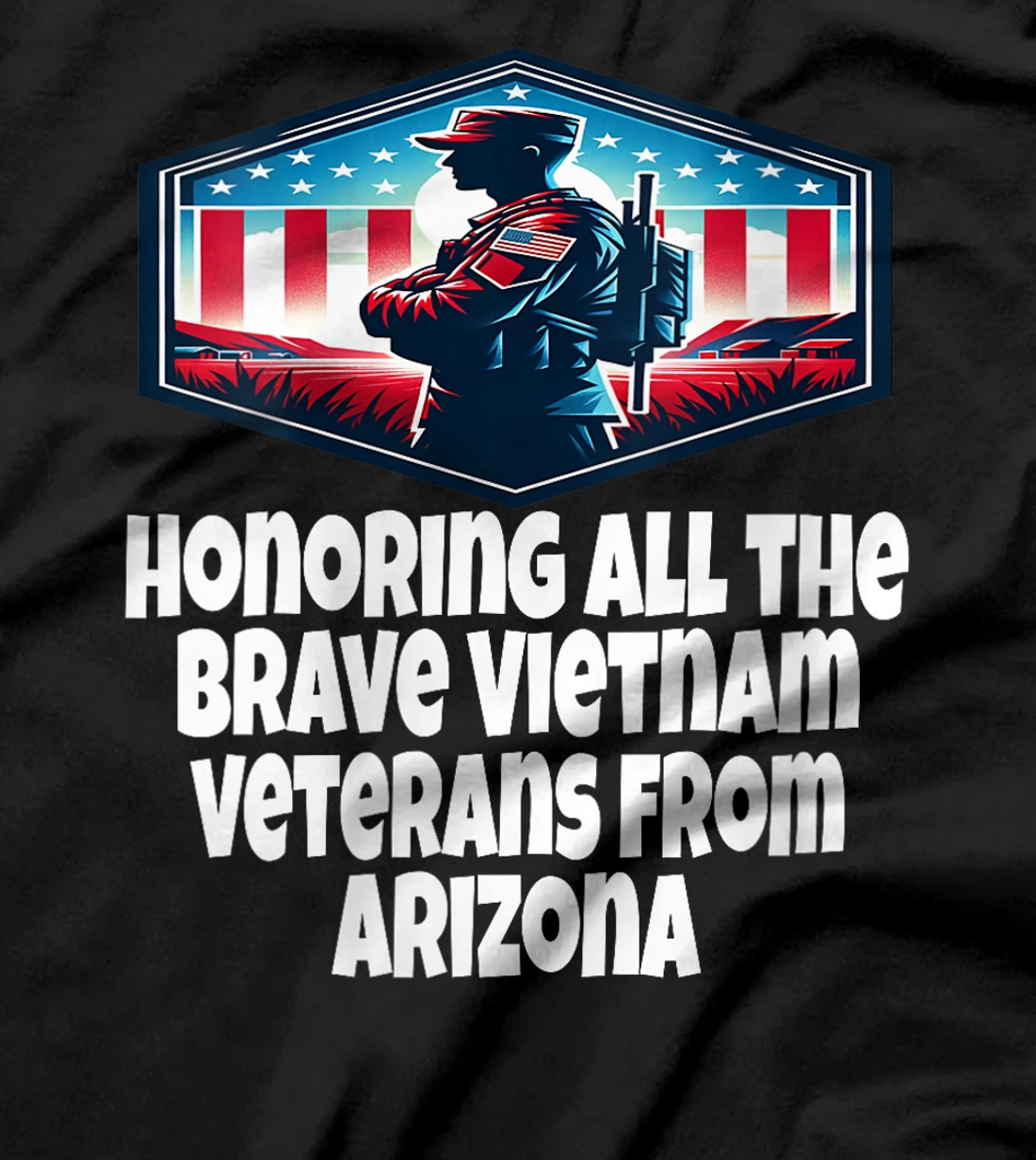 Womens Vietnam War Veteran The Brave Vietnam Veterans From Arizona T-Shirt