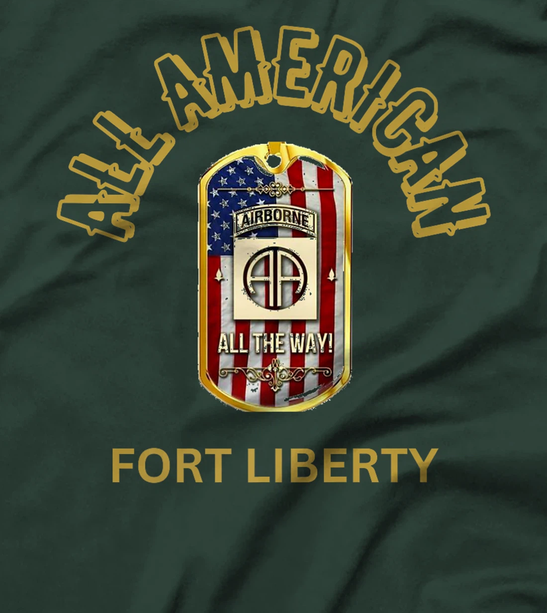 82nd Airborne Fort Liberty All American Men Women Veteran Premium T-Shirt