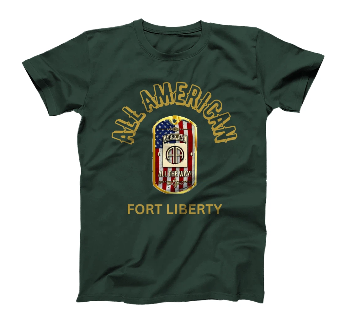 82nd Airborne Fort Liberty All American Men Women Veteran Premium T-Shirt