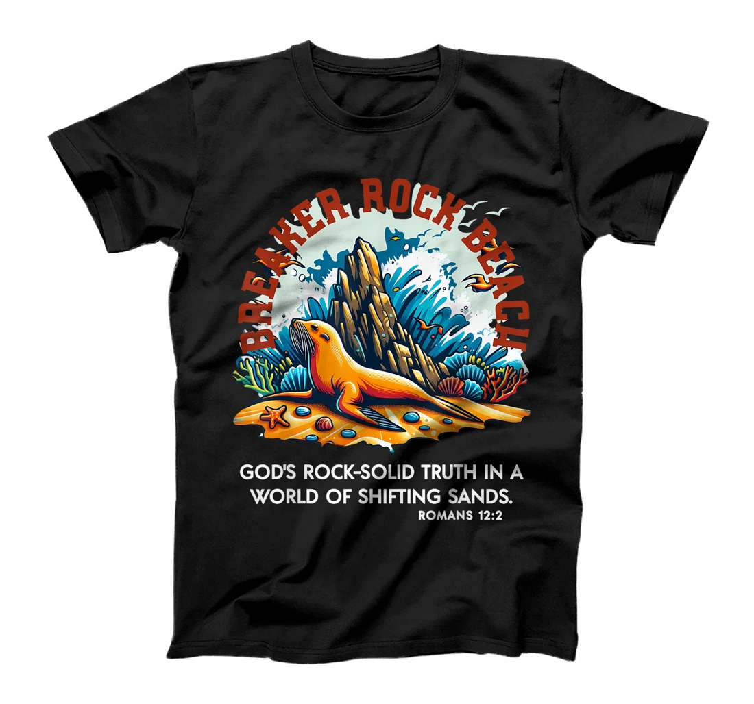 God's Rock Solid Beach VBS 2024 Breaker Rock Beach Christian T-Shirt