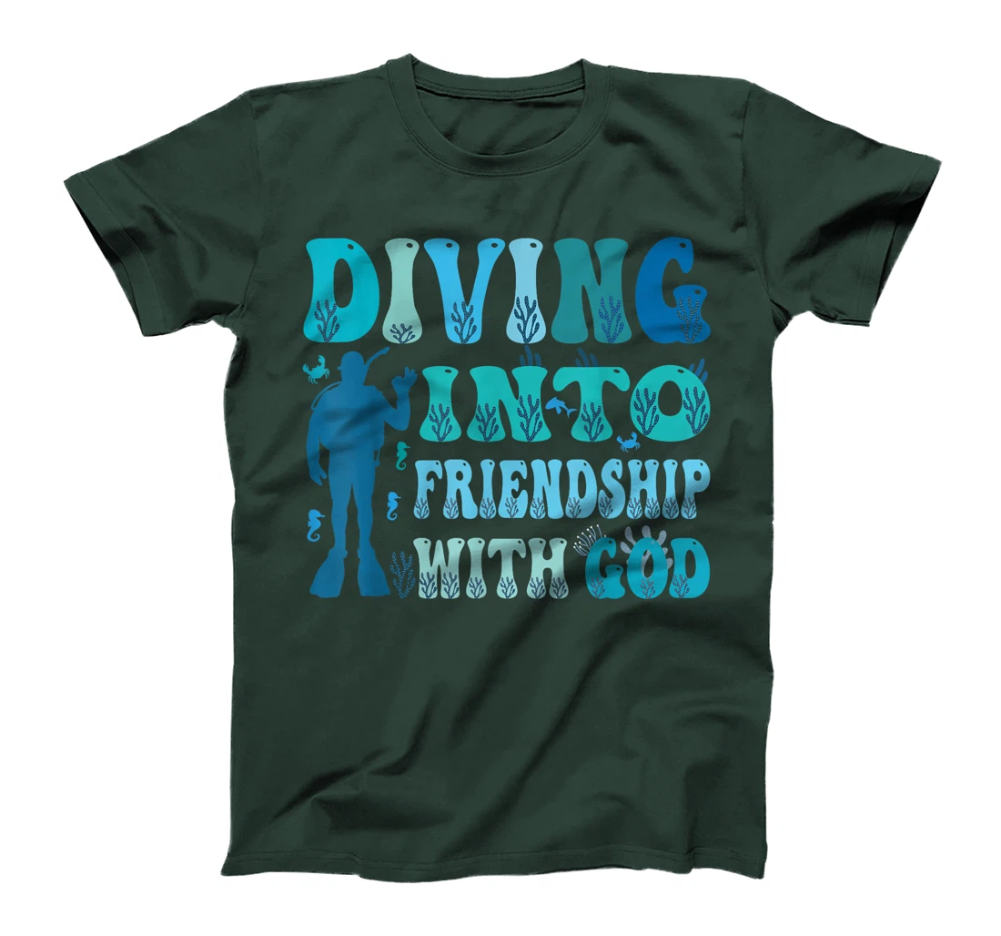 Diving Into Friendship With God Underwater Scuba VBS 2024 T-Shirt