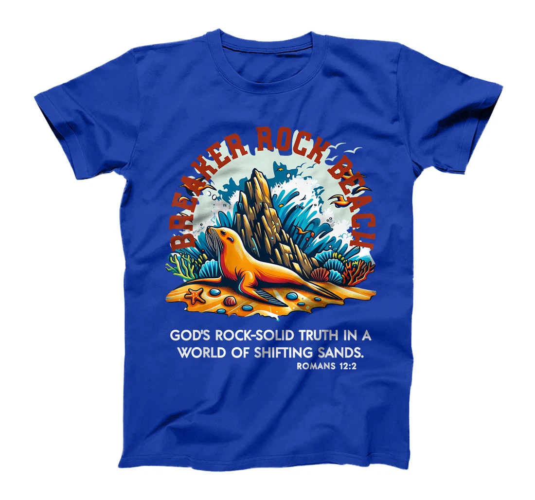 God's Rock Solid Beach VBS 2024 Breaker Rock Beach Christian T-Shirt