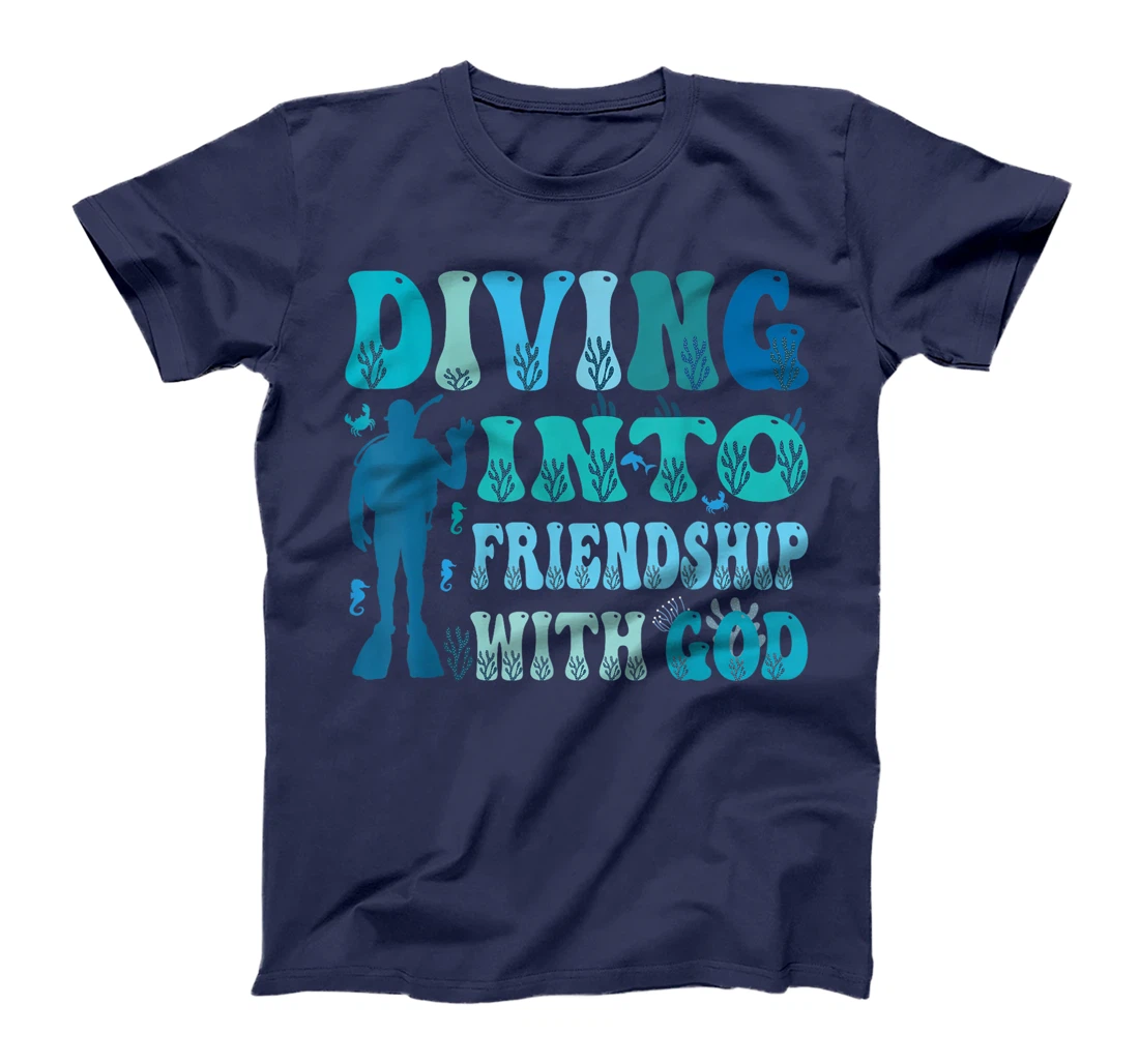 Diving Into Friendship With God Underwater Scuba VBS 2024 T-Shirt