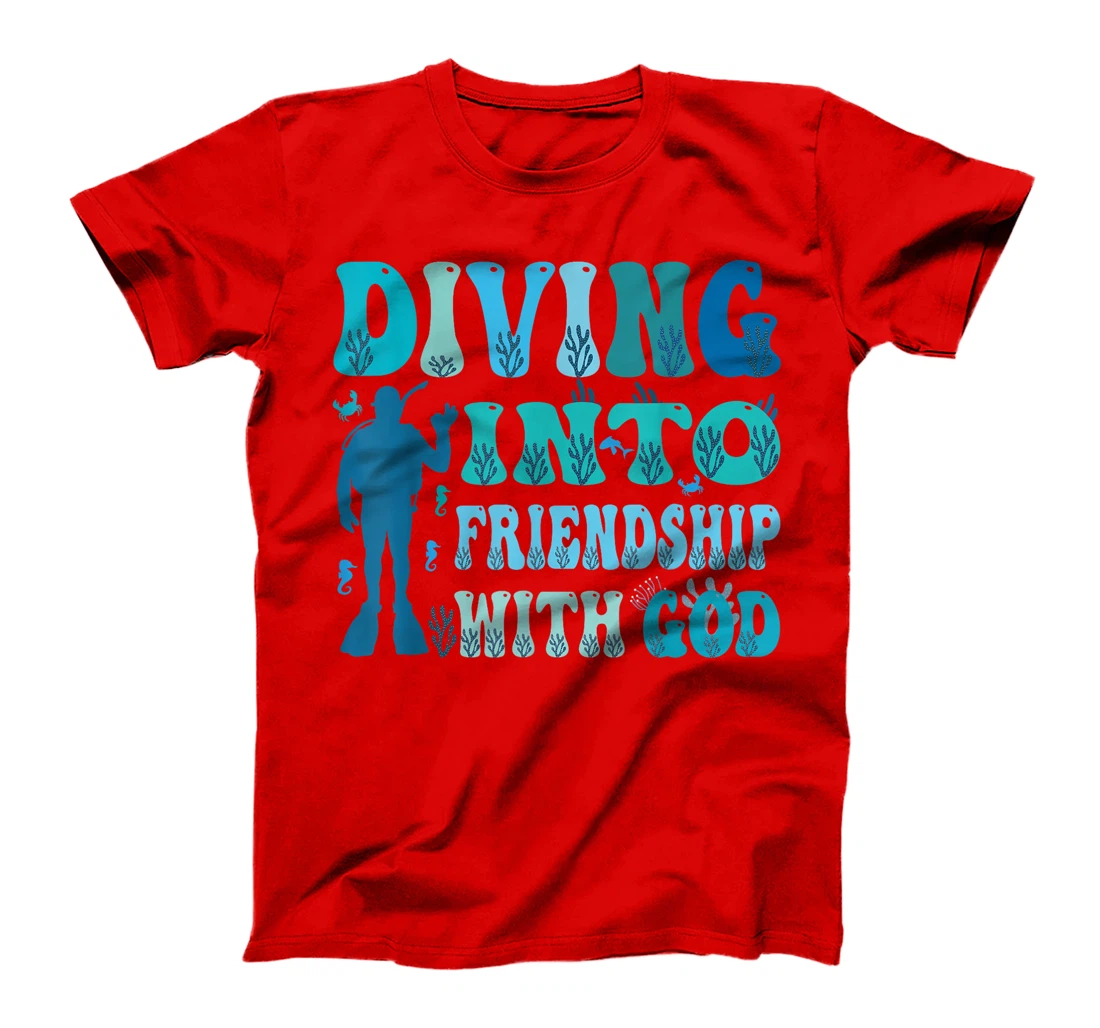 Diving Into Friendship With God Underwater Scuba VBS 2024 T-Shirt