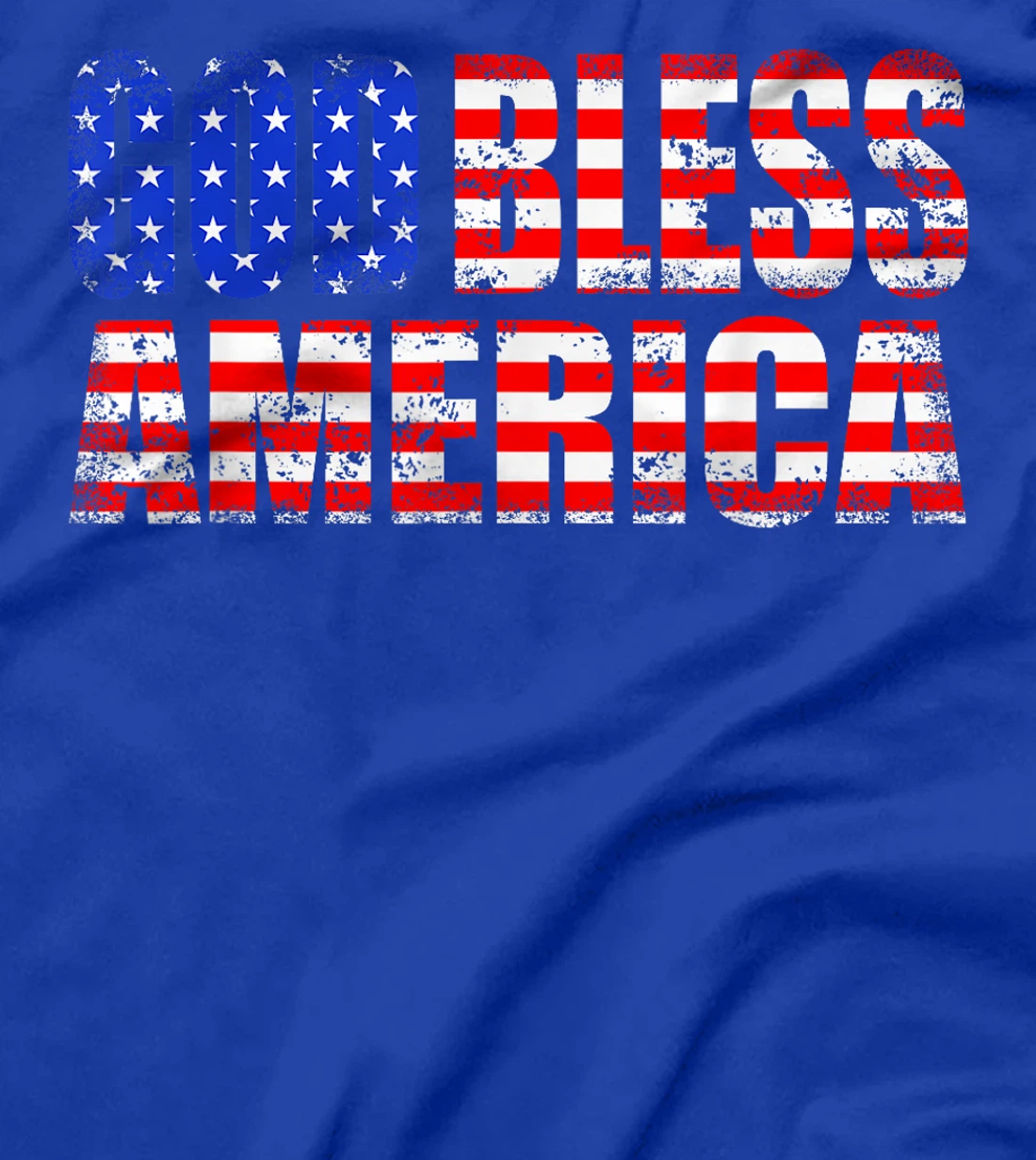 God Bless America As The US Flag T-Shirt