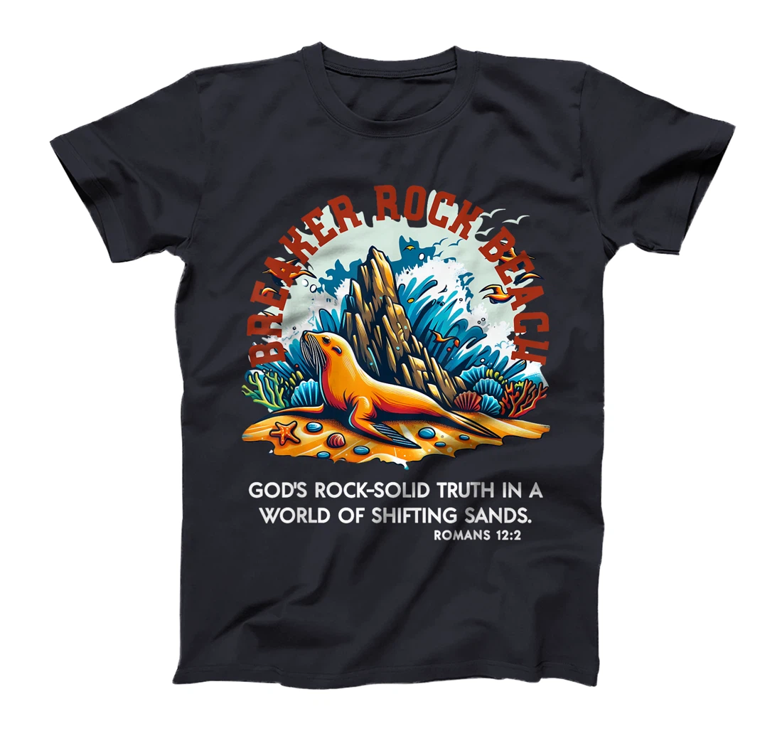God's Rock Solid Beach VBS 2024 Breaker Rock Beach Christian T-Shirt
