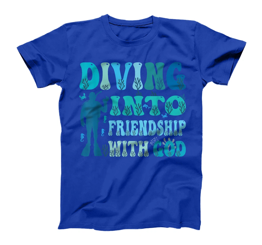 Diving Into Friendship With God Underwater Scuba VBS 2024 T-Shirt