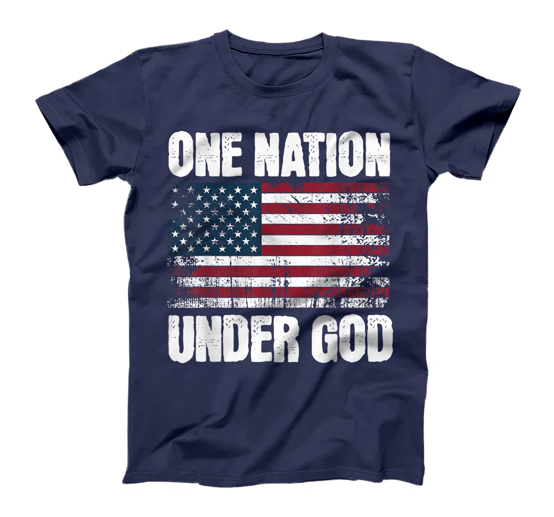 4th of July One Nation Under God Carpenter Patriotic USA T-Shirt