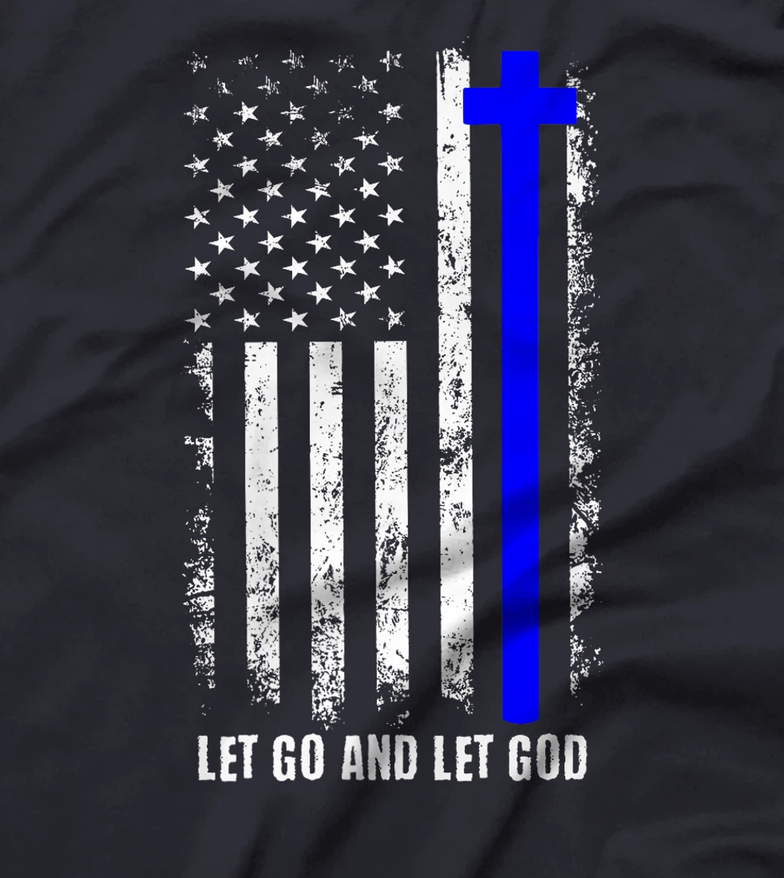 USA Flag God Jesus Religious Quote Christian Man Woman Premium T-Shirt