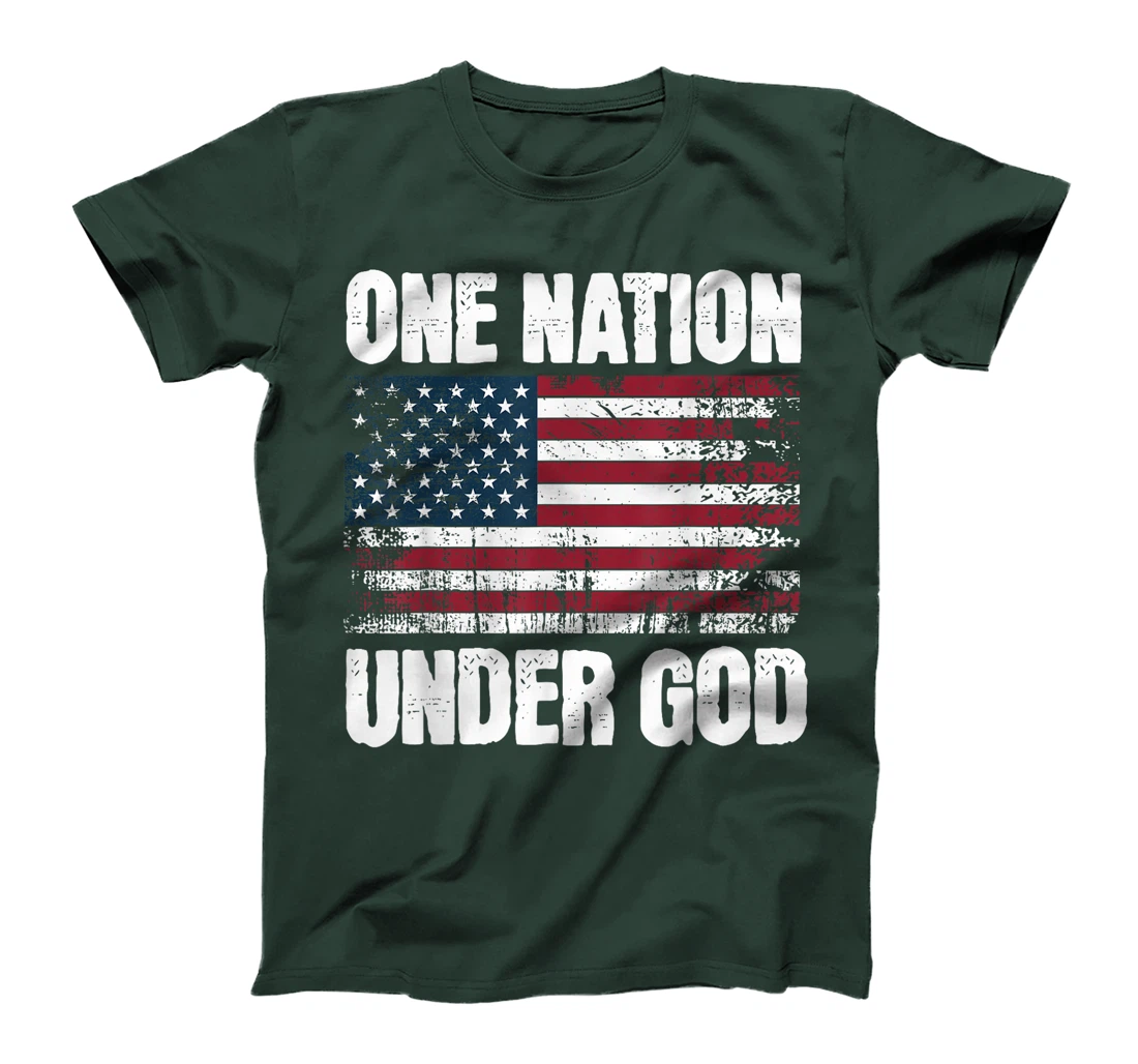 4th of July One Nation Under God Carpenter Patriotic USA T-Shirt