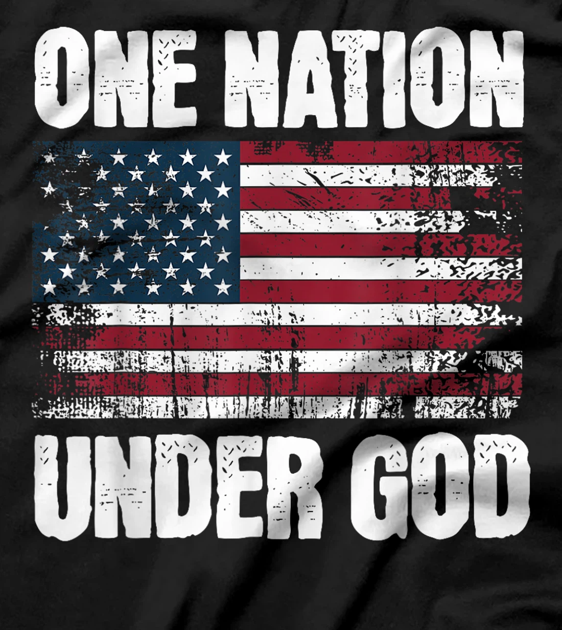 4th of July One Nation Under God Carpenter Patriotic USA T-Shirt