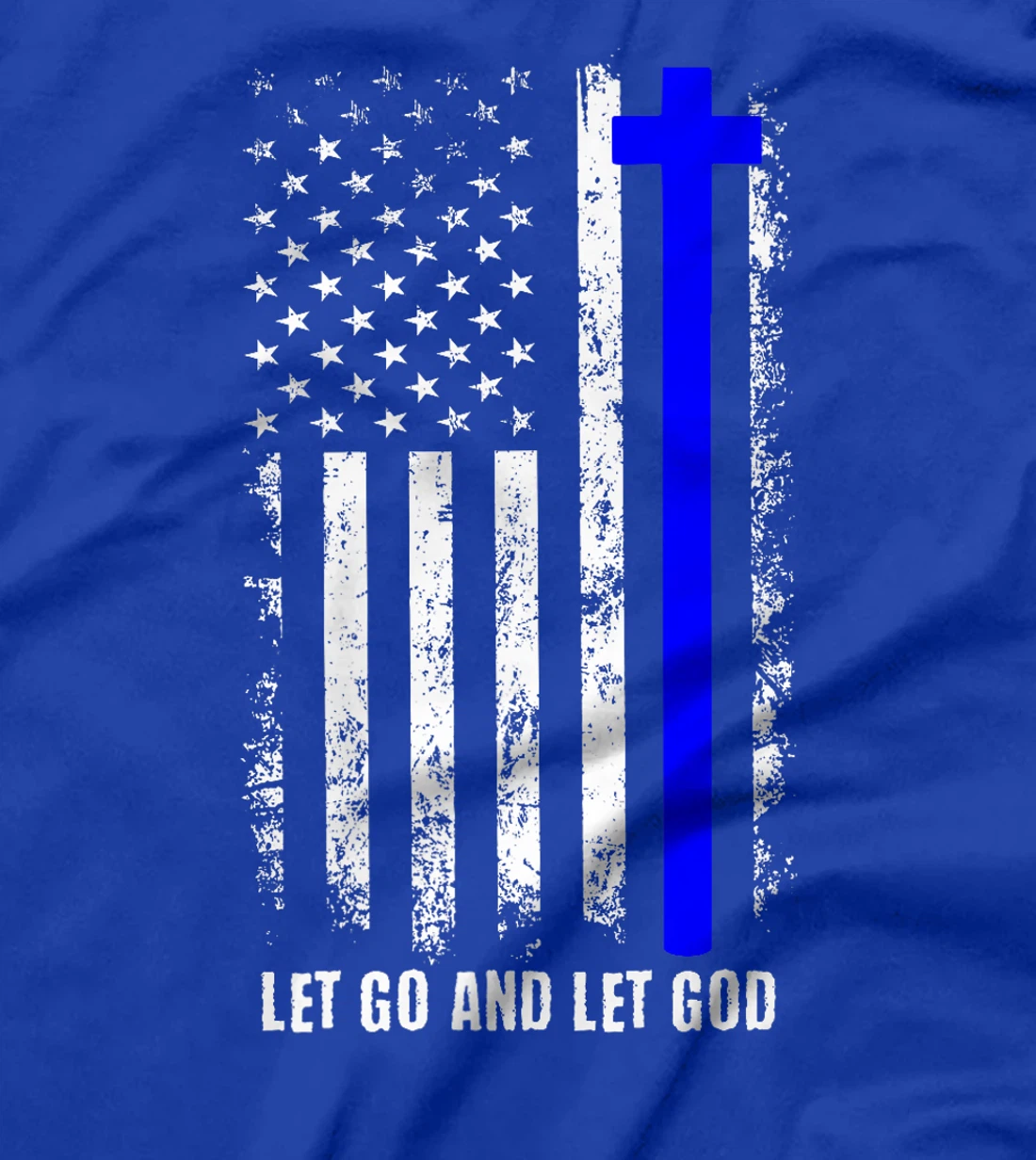 USA Flag God Jesus Religious Quote Christian Man Woman Premium T-Shirt