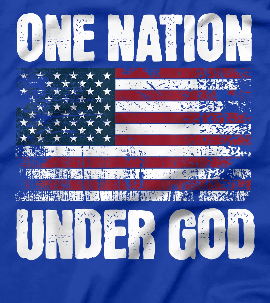 4th of July One Nation Under God Carpenter Patriotic USA T-Shirt